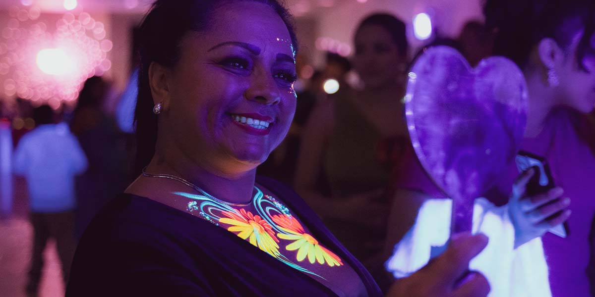 Wedding Glitter Bar, Neon Painting, Costa Rica Wedding Glitter Bar, Neon Painting, Costa Rica