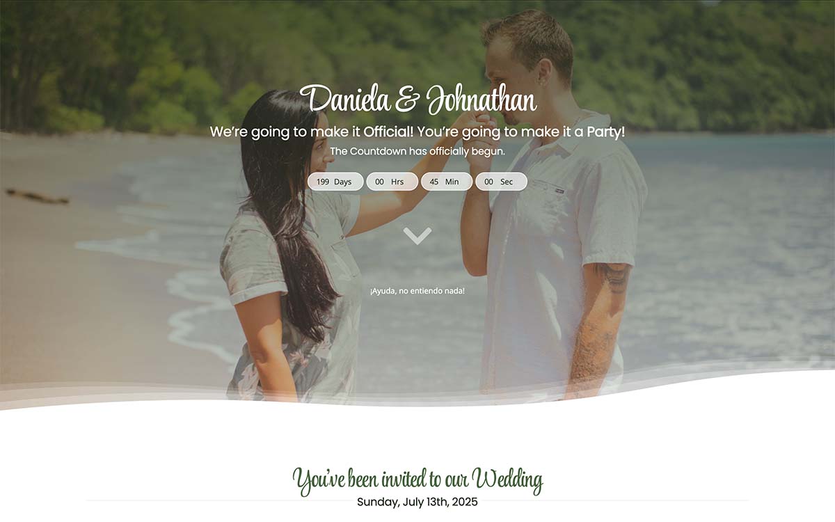 Wedding countdown – Wedding Websites Wedding countdown - Wedding Websites