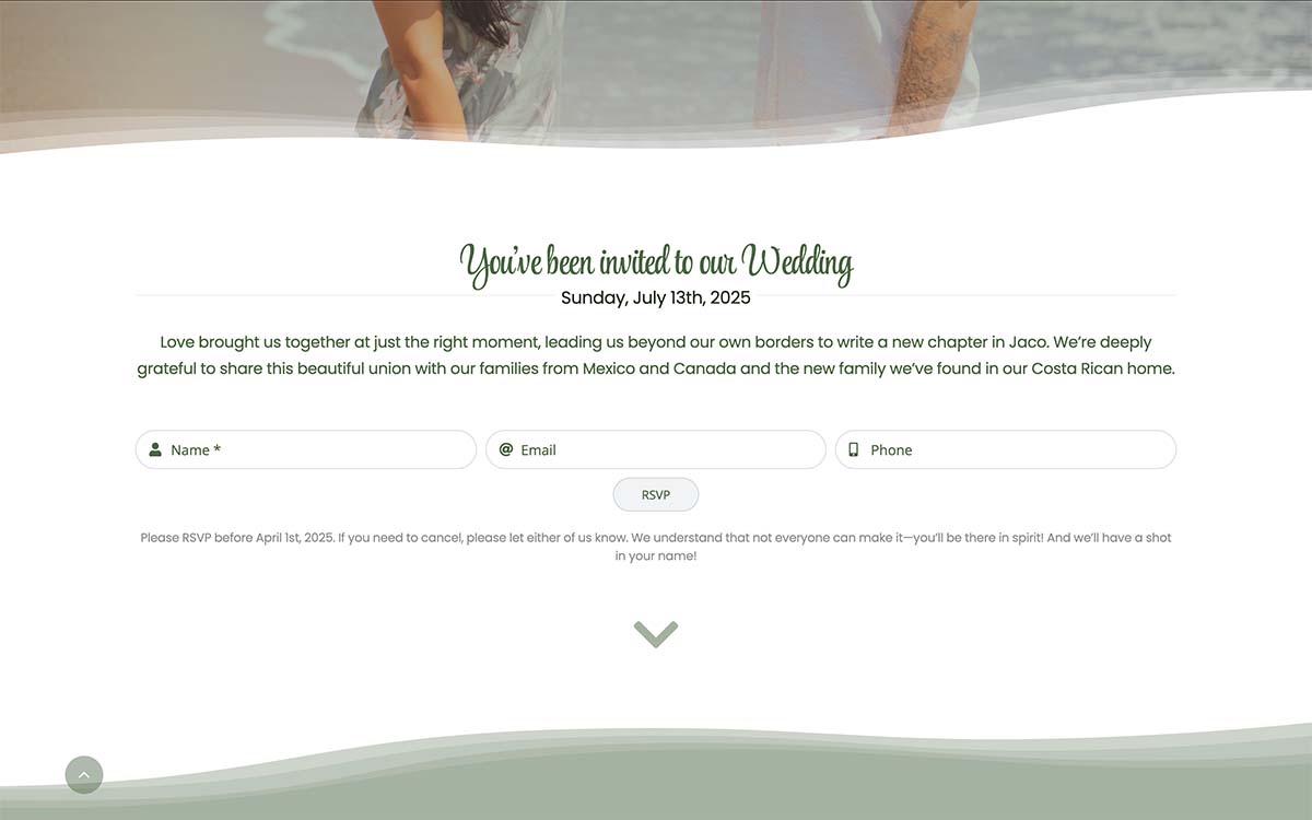 RVSP with digital invitations – Wedding Websites RVSP with digital invitations - Wedding Websites